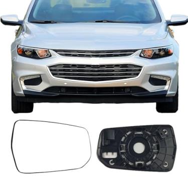 Imagem de Vidro de substituição do espelho lateral do passageiro para Chevrolet Malibu 2016-2021, placa traseira aquecida para vidro retrovisor lateral direito para Chevy Malibu 2016 2017 2018 2019 2020 2021