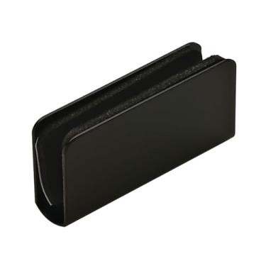 Imagem de E.H.C. Vidro/espelho 5-6 mm de espessura placa de metal preto com almofada adesiva para captura de armário novo ou de substituição