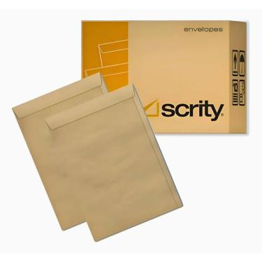 Imagem de Envelope Saco Natural 310x410mm 80g Caixa C/100 Scrity