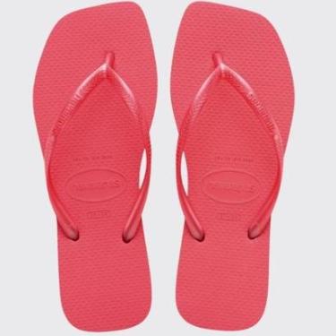 Imagem de Chinelo Feminino de Dedo Casual Havaianas Slim Square 4148501-Feminino