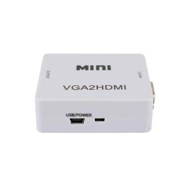 Imagem de Conversor Evus Vga Para Hdmi Com Porta Entrada P2 3,5mm C-083