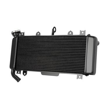 Imagem de CHIFUN Radiador de motocicleta de alumínio para substituição do refrigerador do motor para Kawasaki Ninja 650 Z650 Ninja650 2017 2018 2019 2020 2021 2022 (preto)