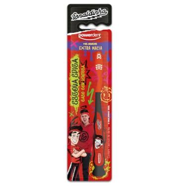 Imagem de Escova de dentes infantil Enaldinho Powerdent cerdas macias para crianças higiene bucal