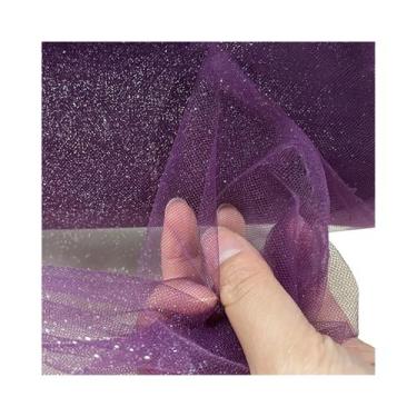 Imagem de Tecido De Tule Com Lantejoulas Azul E Vermelho Para Roupas Infantis, V