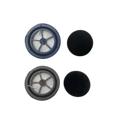 Imagem de 1 filtro xHEPA + 1x filtro de esponja, compatível com Proscenic P10 P10 P11 Smart Ultenic U11 portátil sem fio aspirador de reposição reposição