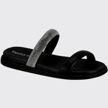 Imagem de Sandália Feminina Flatform Tiras Dourada Beira Rio 8488.122.30478-Feminino
