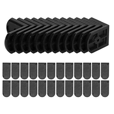 Imagem de aqxreight Suporte de Canto Em Forma de L, Suporte de ângulo Reto, Prendedor para Prateleiras, Móveis, de Gabinete, Deslizamento, Armários de Caixas Confiáveis, Estáveis, Em Forma de L, para Armários