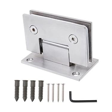 Imagem de Dobradiça de porta de vidro, banheiro, chuveiro, suporte sem moldura, dobradiças de aço inoxidável para porta de casa, armário, dobradiças de guarda-roupa