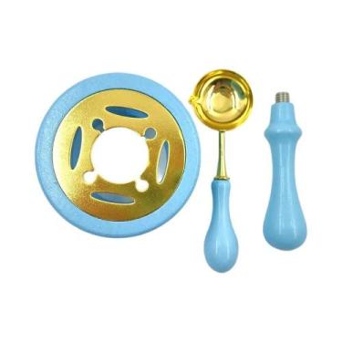 Imagem de Conjunto De Derretimento De Cera De Madeira Com Colher E Aquecedor De 