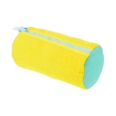 Imagem de Saco De Lavagem Para Tênis Com Zíper E Pelúcia Rica Para Máquina De La