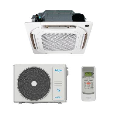Imagem de Ar Condicionado Split Cassete 4 Vias Elgin Eco Inverter 18.000 Btus Quente Frio 220V R-32