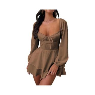 Imagem de Vestido De Festa Sexy E Elegante Com Decote Em V, Costas Descobertas, 