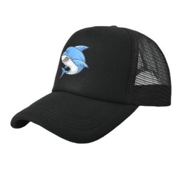 Imagem de Boné de beisebol Sharks Anime Trucker para homens e mulheres - yiweisa