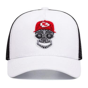 Imagem de Boné de beisebol Skulls Anime Trucker Summer para homens e mulheres - 
