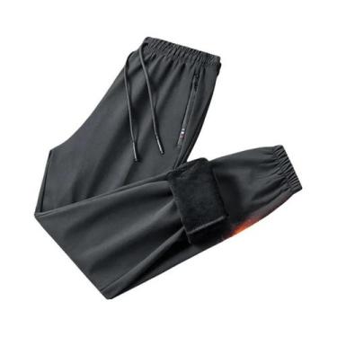 Imagem de Calças De Corrida Masculinas De Inverno Quentes E Impermeáveis Em Soft