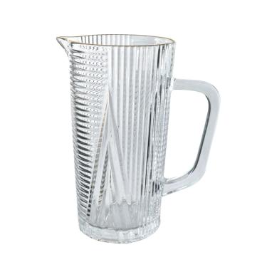 Imagem de Jarra De Vidro Com Borda Dourada Imperial 1300Ml