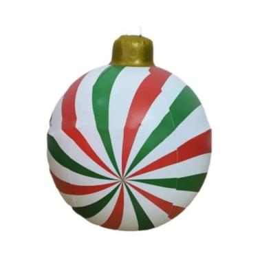 Imagem de Bola Inflável Gigante De Natal De 60cm Para Decoração De Jardim, Balão