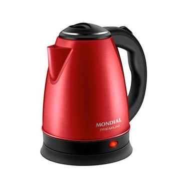 Imagem de Chaleira Elétrica Mondial CE-06-R 2 Litros 1200W - Vermelha