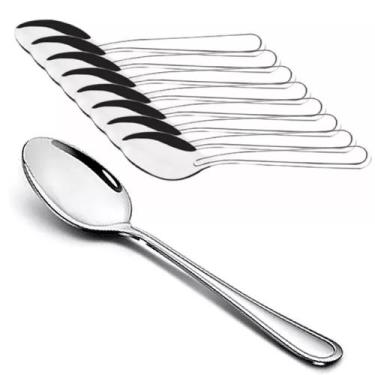Imagem de Kit 60 Colheres Sopa Mesa Inox Grande Talher Faqueiro Jogo - On