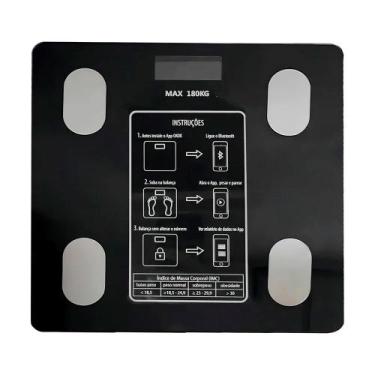 Imagem de Balança Digital Bioimpedância Bluetooth Até 180kg Em Casa Tem