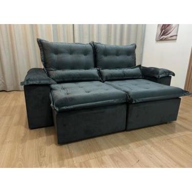 Imagem de Sofá Retrátil Reclinável 2,00 m Cinza 502 Roma - MASTER