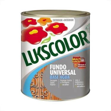 Imagem de Fundo universal base agua lukscolor metais e madeira branco 900ml