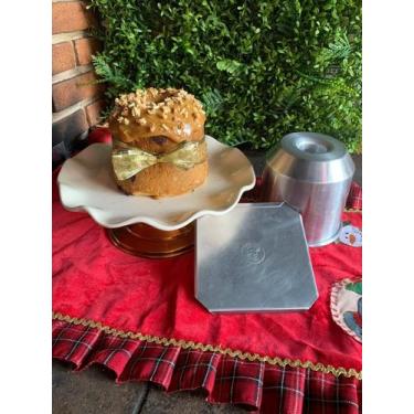 Imagem de F Panetone Chocotone Trufado Natal aluminio - CAPARROZ