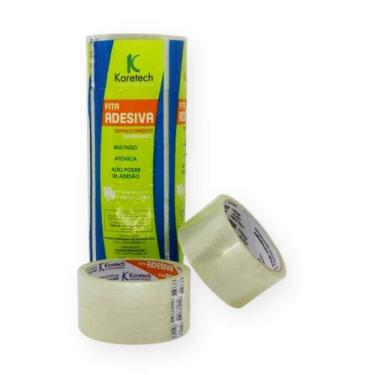 Imagem de Fita Adesiva Durex Empacotamento Transparente Koretech - 48mm x 50m 48