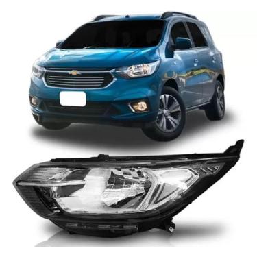 Imagem de Farol Chevrolet Spin 2019 2020 2021 2022 2023 Elétrico Com Led e Motor