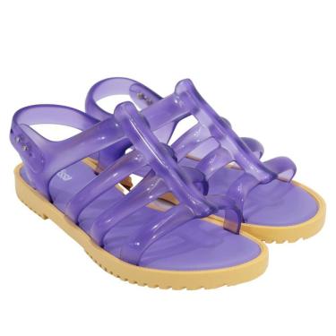 Rasteira Papete DAFITI SHOES Transpasse Amarelo - Compre Agora