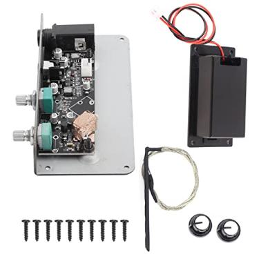 Imagem de Captador de guitarra SG-20 silencioso Equalizador de guitarra captador de guitarra acústica com controle de tom e volume peças de guitarra acessórios para guitarra acústica