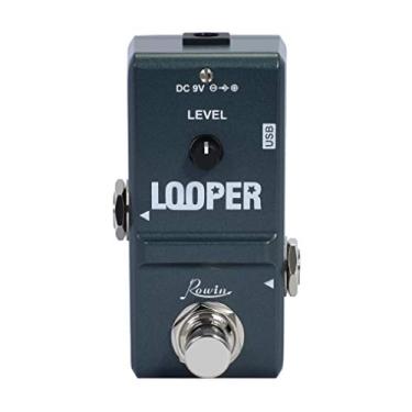 Imagem de Rowin Pedal de guitarra Tiny Looper 10 minutos de gravação com cabo USB (LN-332)
