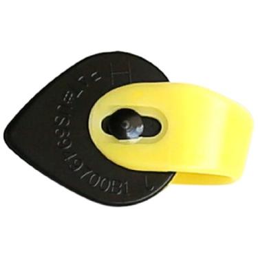 Imagem de Fred Kelly Picks Palheta de guitarra D5JB-XH-3 Delrin Bumblebee Jazz grande extra pesada