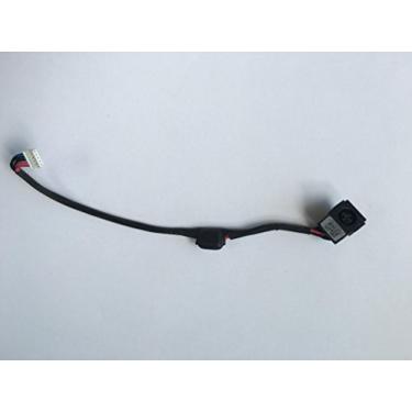 Imagem de Tomada DC-IN para Dell Latitude E6530 PJD1P, tomada conectora com cabo de alimentação