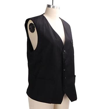 Imagem de Colete Aquecido de 2 Botões, Mistura de Algodão Amiga Pele, Colete Elétrico Aquecido, 3 para Uso Externo (XXXL)