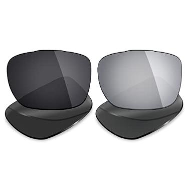 Imagem de Mryok 2 pares de lentes polarizadas de substituição para óculos de sol Oakley TwoFace – Opções