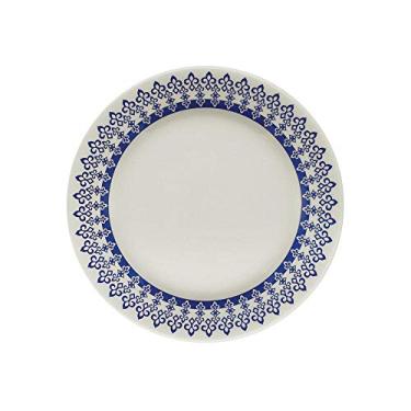 Imagem de Conjunto com 6 Pratos de Sobremesa Biona Donna Grécia Azul/Marfim 18 cm