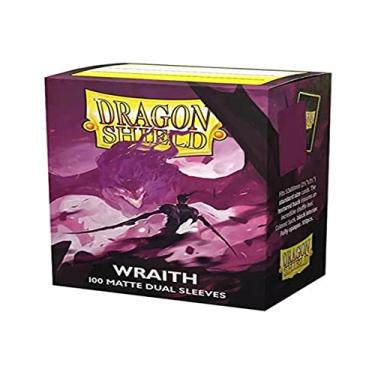 Imagem de Sleeve Dragon Shield Standard Dual Padrão Matte Wraith Roxo Magic RPG TCG Board Game com 100
