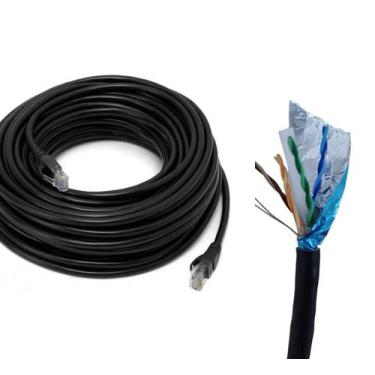 Imagem de Cabo De Rede Patch Cord Cat6 30 Metros 30m Cat 6 Blindado - CaboMix