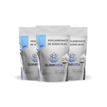 Imagem de kit com 3 Multiuso de1kg Percarbonato De Sódio 99,9 - Quimivida