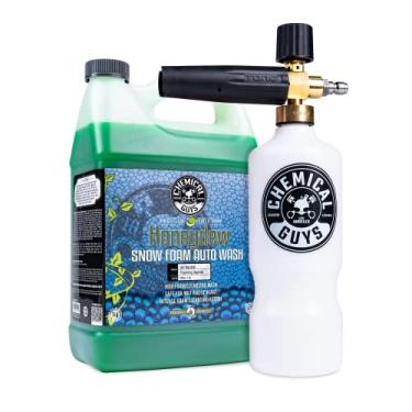 Imagem de Chemical Guys EQP_312 TORQ Professional Max Foam 8 Cannon & Honey Dew Snow Soap Kit, seguro para carros, caminhões, SUVs, trailers e mais, 3,785 ml (1 galão)