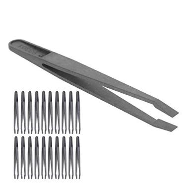 Imagem de Tweezers DE Fibra DE Carbono Anti-estática, Resistente a Alcalina ácida, 200 ℃ High Temp Resistência para o Celular REPARA REPARO DE CIRCUITO ELETRONAL, Uso Industrial