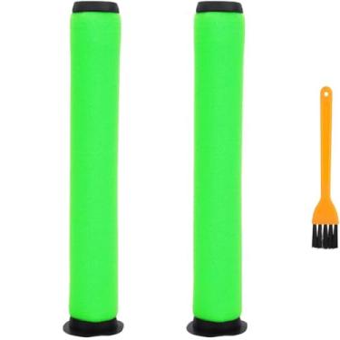 Imagem de Filtro de vácuo compatível com aspirador Bissell AirRam Stick - Compare com a peça # 1611215 para modelos 1984B 1984C 2144 21448 19841 peças de filtros de substituição (pacote com 2)