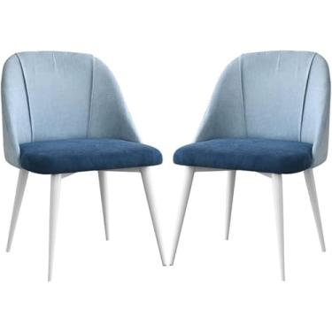 Imagem de Conjunto de 2, pernas modernas de ferro forjado, quarto, sala de casamento, varanda, sofá, cadeira, penteadeira, mesa, maquiagem, algodão, linho, cadeira de jantar