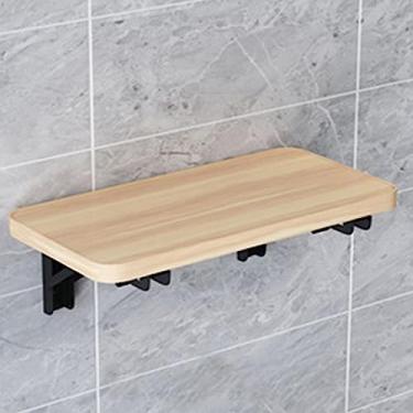 Imagem de Mesa de estudo dobrável montada na parede para quarto, banheiro, varanda, cor carvalho, bancada flutuante dobrável com folha de queda multifuncional e design que economiza espaço