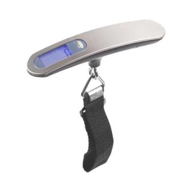 Imagem de Balança Digital Portátil De 50kg Com Display LCD Para Bagagem, Viagem,