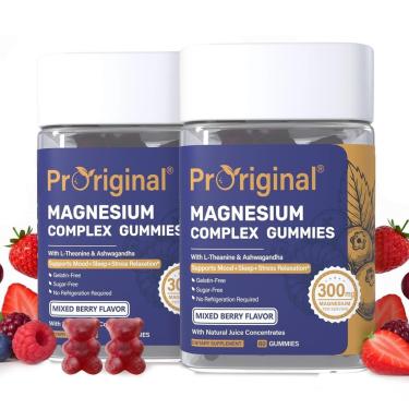 Imagem de Gomas de Magnésio Proriginal 300 mg Complexo Vegano Sem Açúcar-Unissex