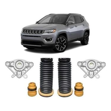 Imagem de 2 Kit Do Amortecedor Traseiro Jeep Compass 2018 2019 2020 - Qualykits