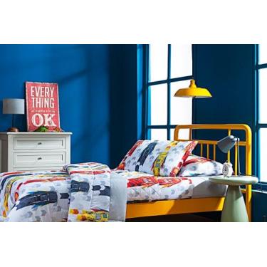 Imagem de Colcha Solteiro Matelada Disney Mickey Minnie Carros - Andreza, Carros