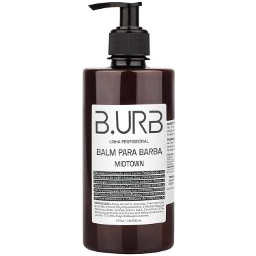 Imagem de Balm Para Barba Midtown 500mL Profissional Bancada Barbearia Barba Urbana B.URB